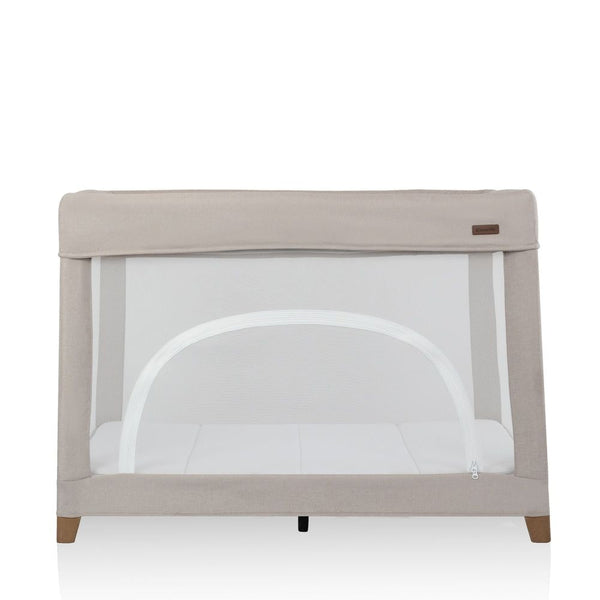 Eris 2-In-1 One Hand Playard withBassinet, Beige Y7G9