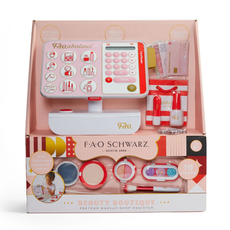 Schwartz Beauty Boutique Cash Register, Pink/White B9C6
