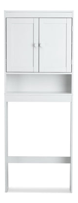 Orleans 2-Door Over-The-Toilet Spacesaver Bathroom Storage Cabinet, White T5G8 - product image 1