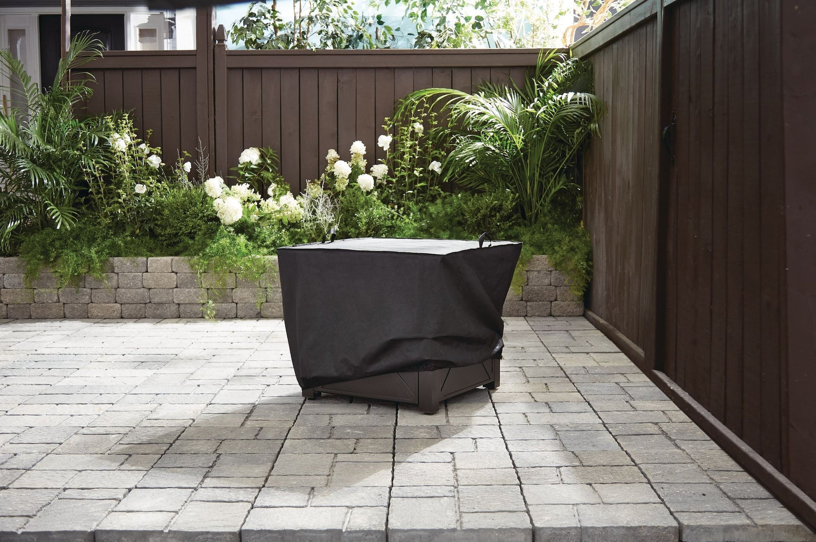 Square Heavy Duty Patio Fire Bowl/Fire Pit Cover, 31 x 31 x 24-in K2S2 - product image 3