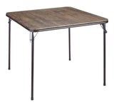 Wood Top Folding Card Table, Compact Design H9Q4 - product image 1