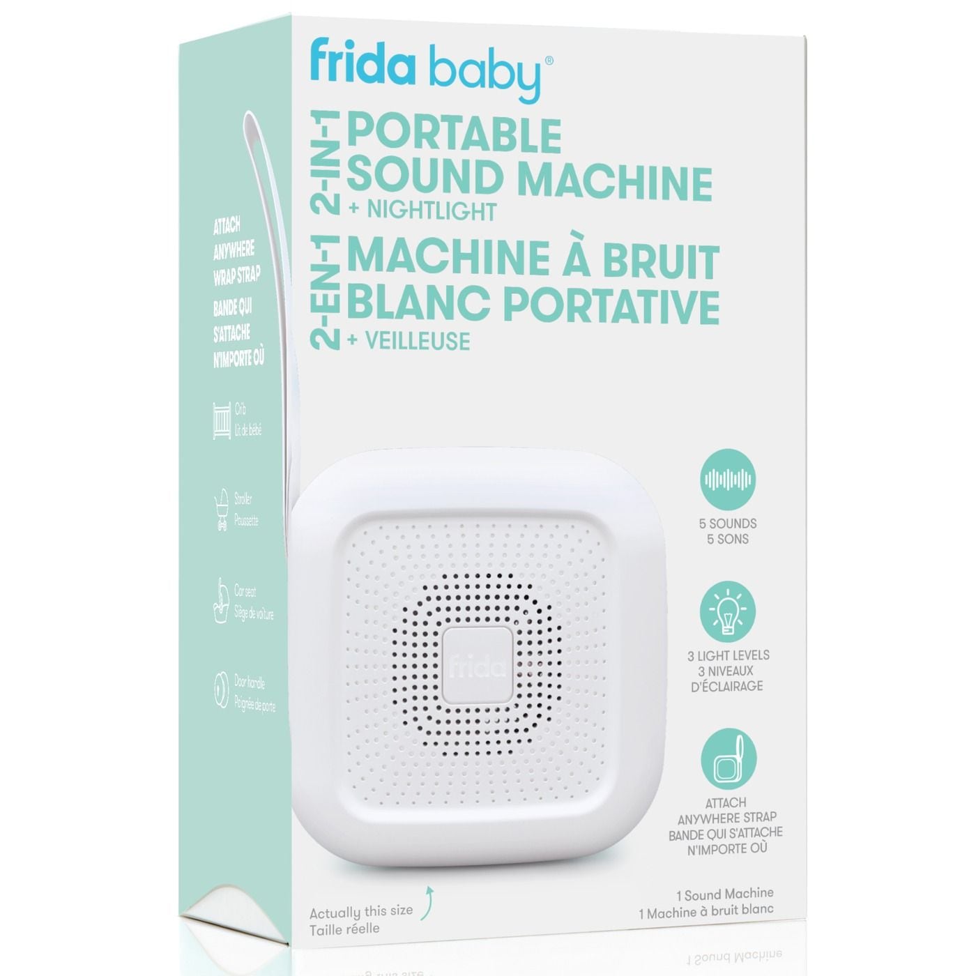 2-in-1 Portable Sound Machine + Nightlight L4R6 - product image 1