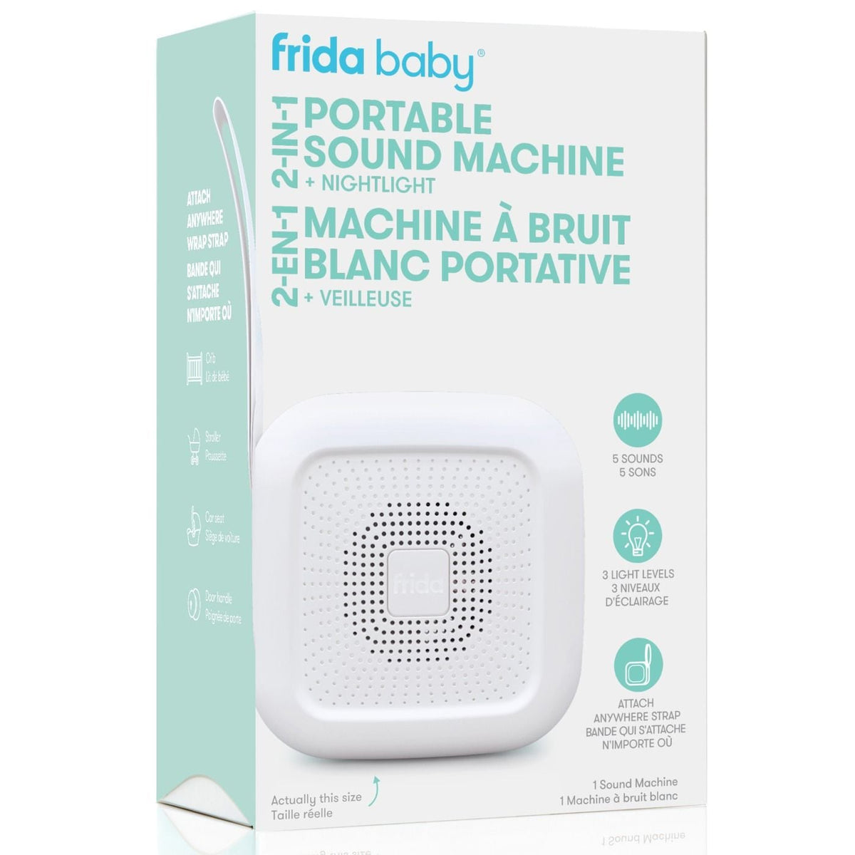 2-in-1 Portable Sound Machine + Nightlight V9G1 - product image 1