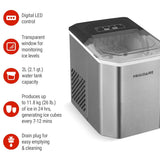 Stainless Steel Countertop Ice Maker with LED Display, 2.3-qt, Silver H7N4 - product image 2