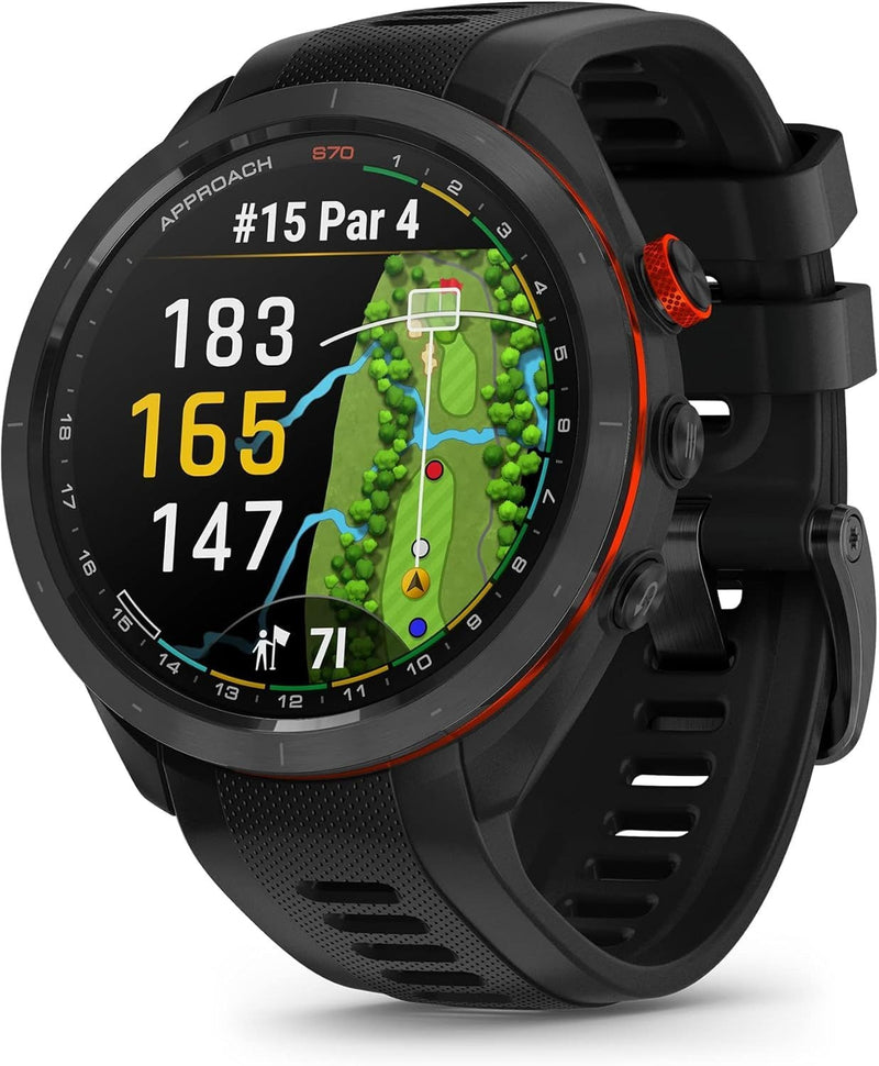 Approach S70 GPS Golf Watch, Black E4B3