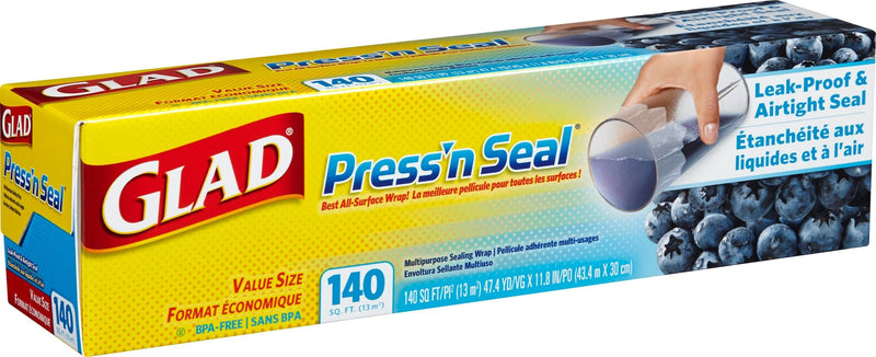 Press 'N' Seal Plastic Wrap, 140-ft U8F6
