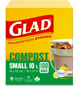 Small 100% Compostable Febreze Lemon Scented Food Waste Bags, 100-pk, 10-L R3D7 - product image 1