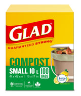 Small 100% Compostable Febreze Lemon Scented Food Waste Bags, 100-pk, 10-L R3D7 - product image 3