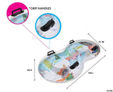 Living 2-Person Duo Inflatable Winter Snow Tube M8C6 - product image 3