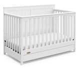 Hadley 4-in-1 Convertible Crib with Drawer, White T7L9 - product image 1