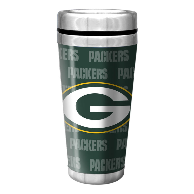 Green Bay Packers Stainless Steel Travel Mug For Football Fans/Collectors, 16-oz Q6U9