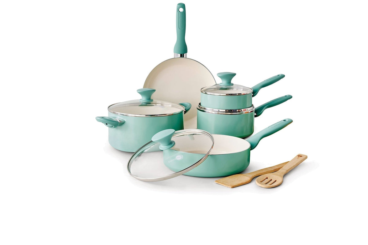 Rio Ceramic Cookware Set, Dishwasher & Oven Safe, 11-pc T3K3 - product image 2