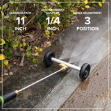 2-in-1 Water Broom & Undercarriage Cleaner, Pressure Washer Attachment Y9R3 - product image 5