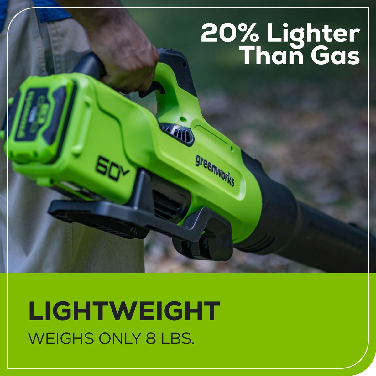 60V 630CFM 170MPH Leaf Blower 2.5Ah Battery 3A Charger V8F7 - product image 3