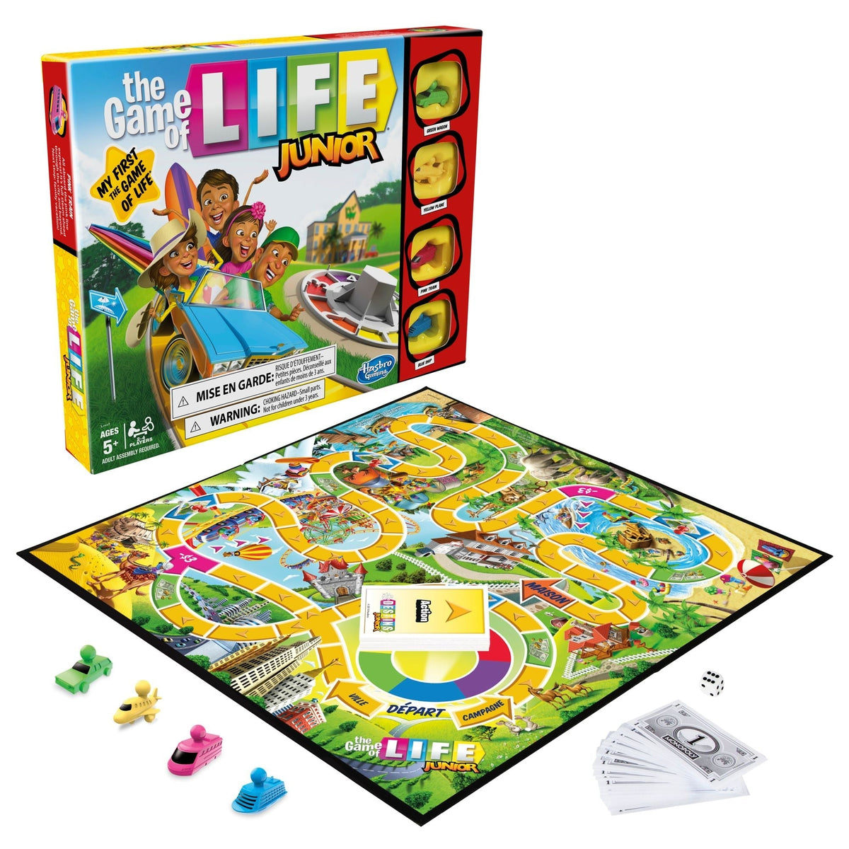 Games The Game Of Life Junior 2-4 Player Board Game, English/French, Ages 5+ U0Z5 - product image 1