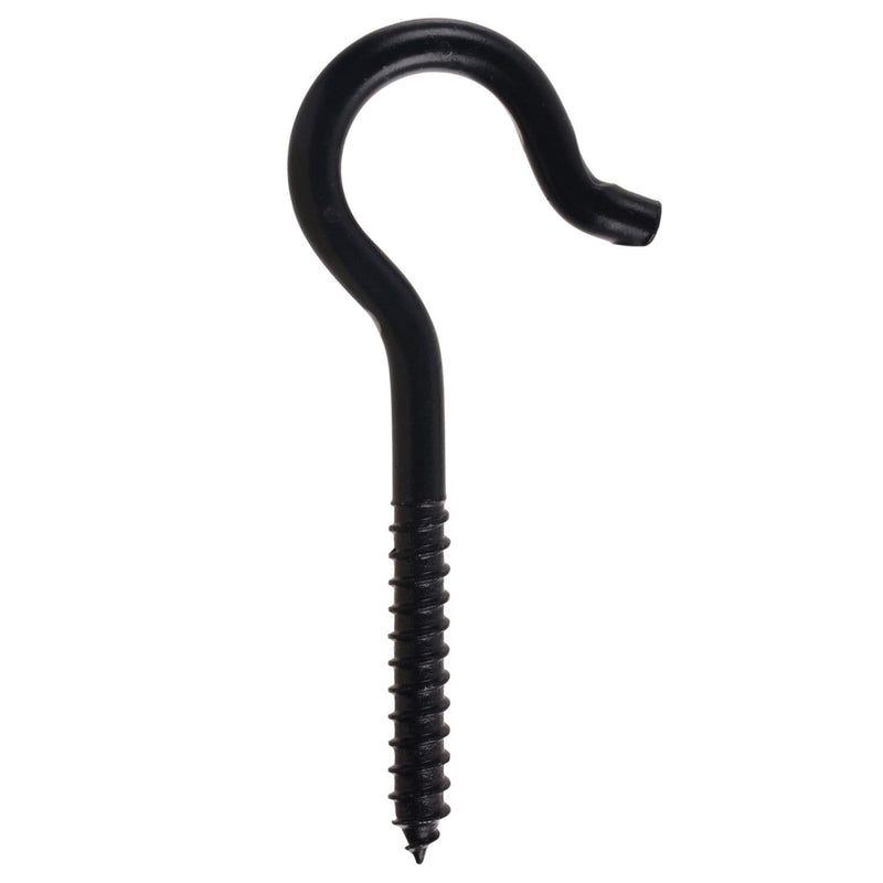 Screw Hook, 4-7/16-in, Black I8K7