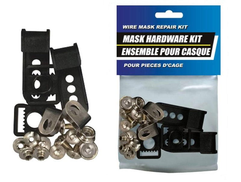 Hockey Wire Mask/Cage Repair and Replacement Part Kit B9M8