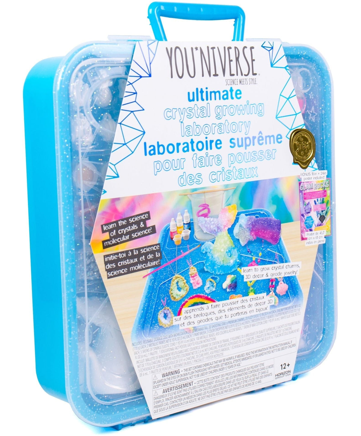 You*Niverse Ultimate Crystal Growing Laboratory Kit For Science & Learning, Ages 12+ M7N1 - product image 1