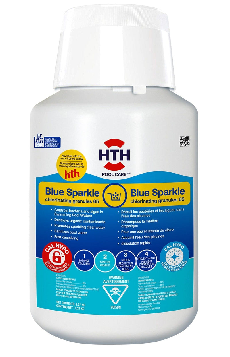 Blue Sparkle 65%, Granular Pool Chlorine, 2.27-kg Z4A9