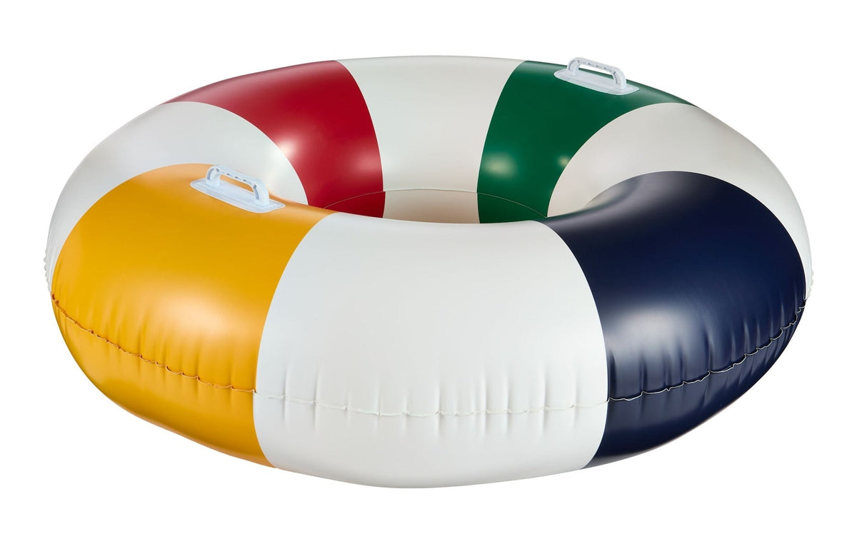 ’s Bay Stripes Pool Float with Handles, Multi-Coloured, 42-in A1E2 - product image 1