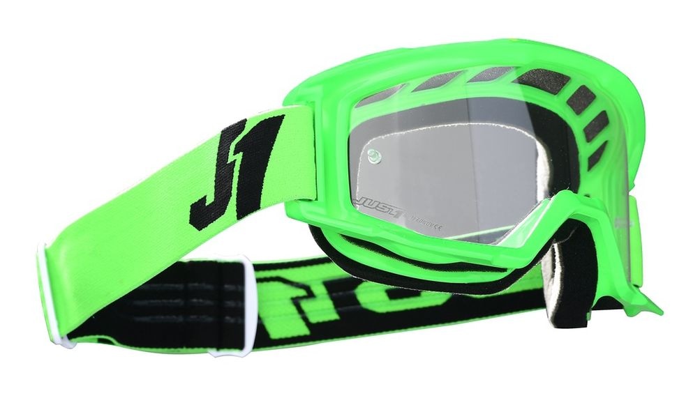 Just1 Vitro Powersports Anti-Fog Scratch-Resistant Goggles, Fluorescent Green J6W5 - product image 3