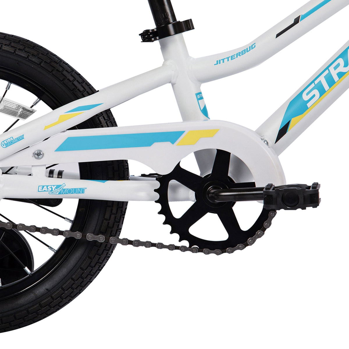 Kids' Stratus Jitterbug Bicycle, 14-in, White C8P6 - product image 4