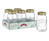 Mason Regular Mouth Jar, 1-L, 6 Count Q3H1 - product image 1