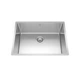 Brookmore Undermount Single Bowl Kitchen Sink, 24.6-in x 18.1-in x 9-in, Stainless Steel E2F1 - product image 1