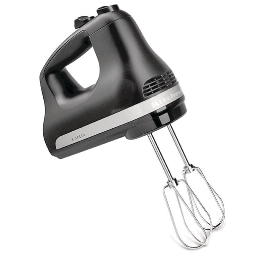 Kitchen Aid Compact 5-Speed Hand Mixer with Stainless Steel Accessories, Black X1J7 - product image 1