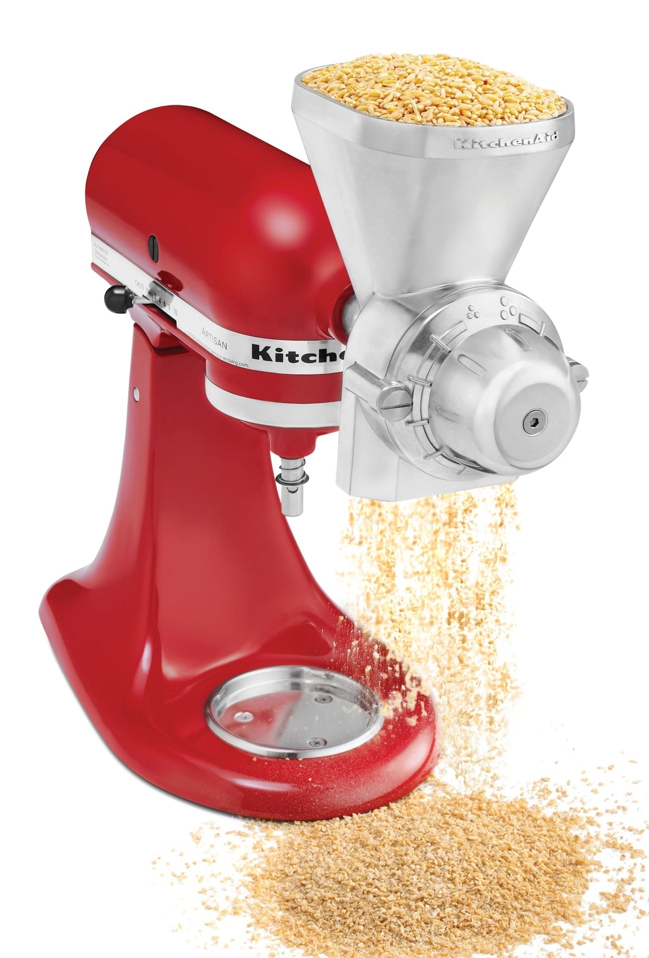 Grain Mill Stand Mixer Attachment with 12 Grind Levels F4O7 - product image 4