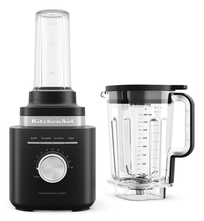 Single Blender with Jar, Precision Control, Black A9J0