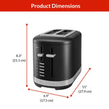 Toaster with Extra-Wide Slots, Matte Black W9E6 - product image 4