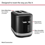Toaster with Extra-Wide Slots, Matte Black W9E6 - product image 5