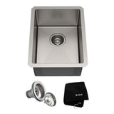 Standart PRO 16-Gauge Undermount Single Bowl Stainless Steel Kitchen Bar Sink, 14-in S8T1 - product image 1