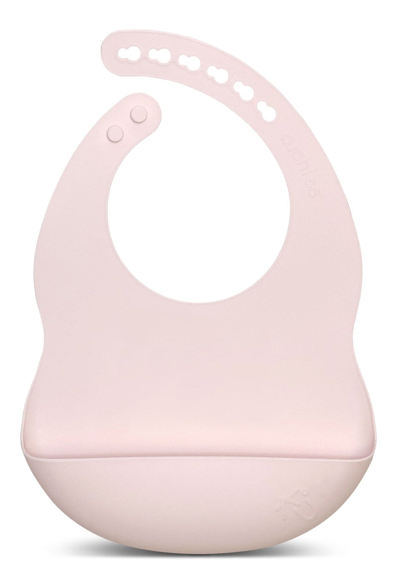 Silibib Silicone Feeding Bib, Pink L2Q3