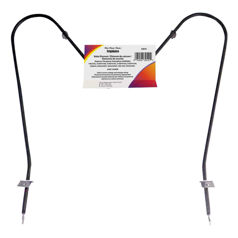 62510/2 Frigidaire Oven/Bake Element with Straight Spade Connector, 2360W, 30-in A5I4