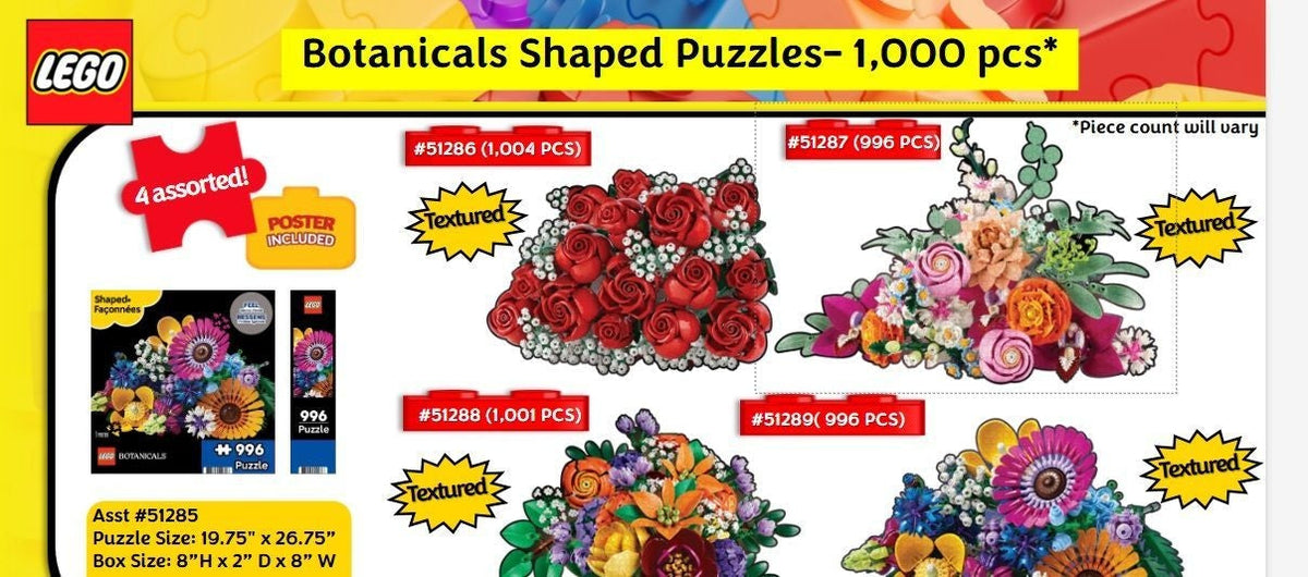 1000 PCS Botanicals Puzzle L9C3 - product image 2