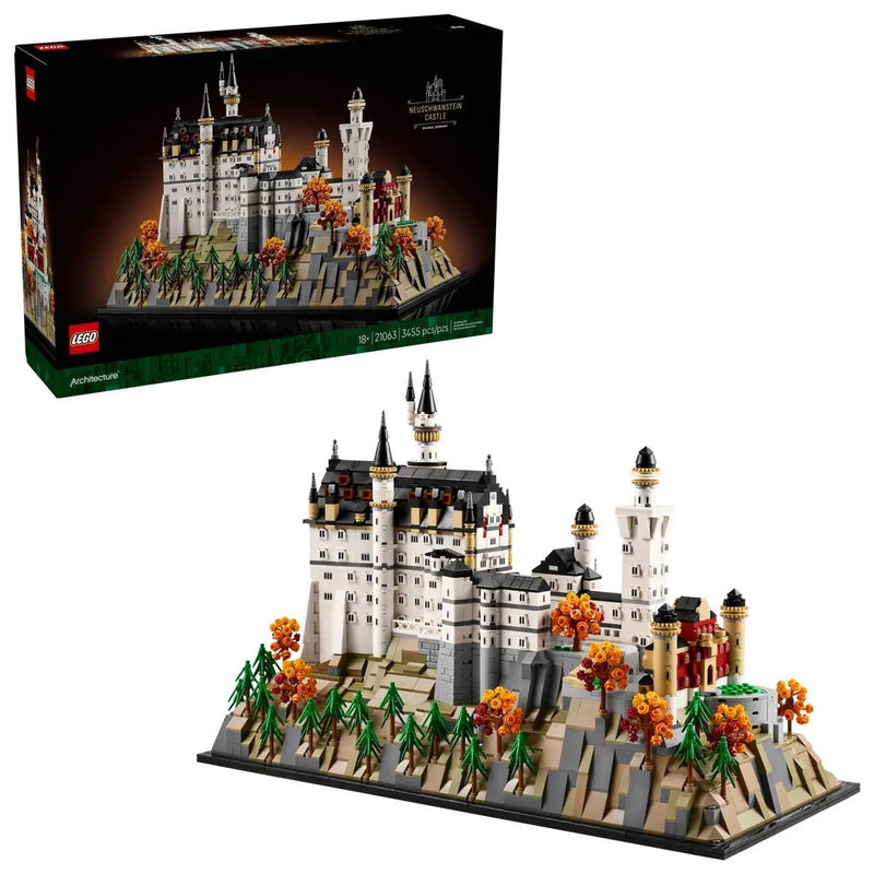 Architecture Neuschwanstein Castle - 21063, 3455-pcs, Ages 18+ J8B2