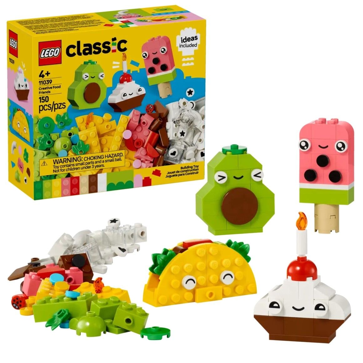 Classic Creative Food Friends - 11039, 150-pcs, Ages 4+ Z6V3 - product image 1