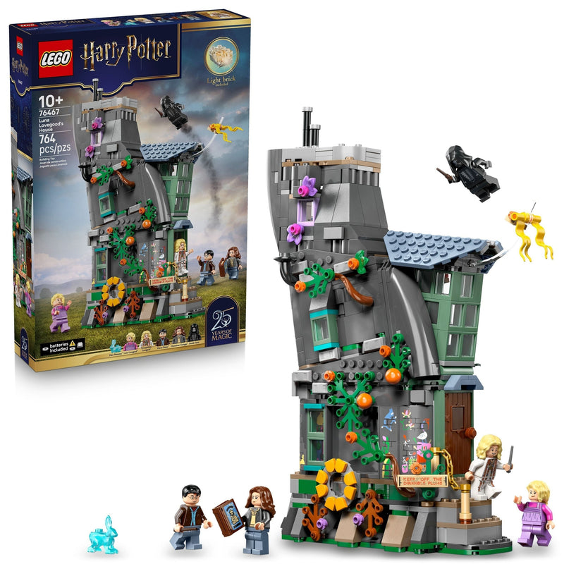 Harry Potter Luna Lovegood's House Toy Building Set- 76467, 764-pcs, Ages 10+ V4N9