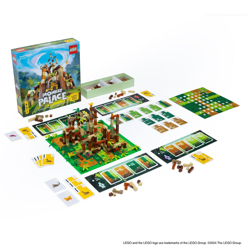 Monkey Palace Card/Board Game for 2-4 Players R3C4