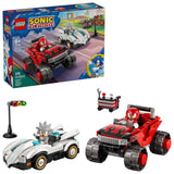 Sonic The Hedgehog Silver’s Car vs. Knuckles’ Monster Truck - 77118, 378-pcs, Ages 8+ G7Z7 - product image 1