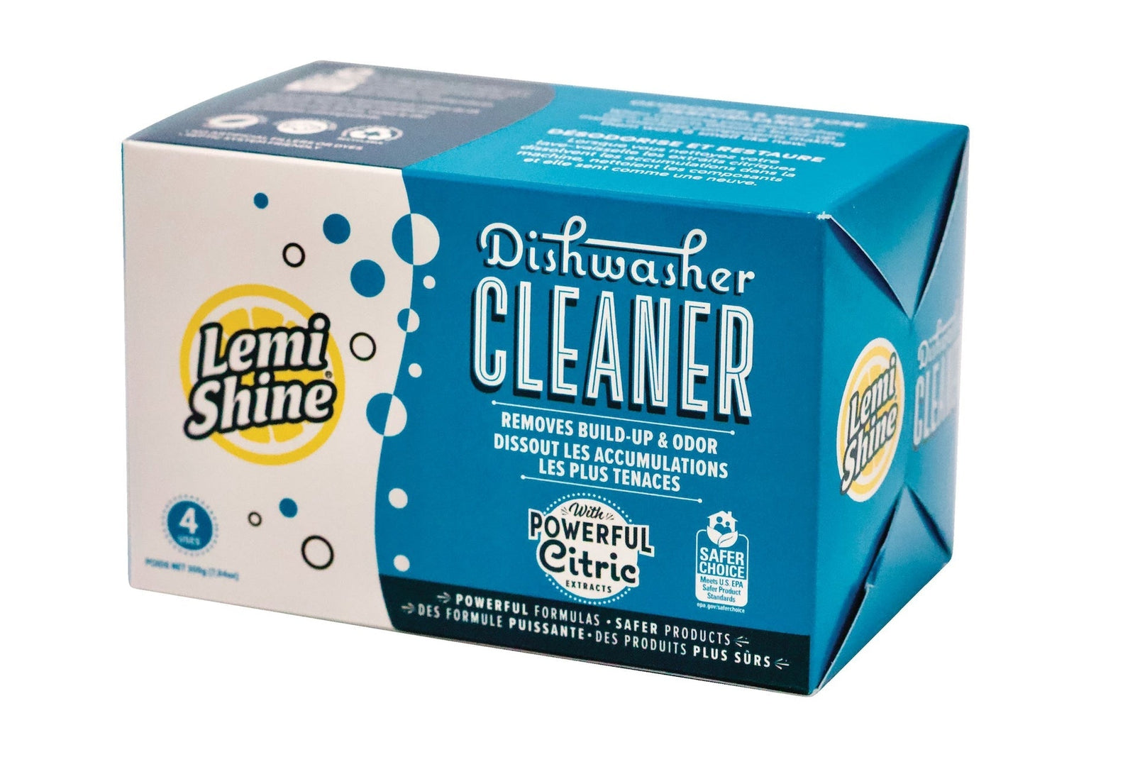 Shine Dishwasher Cleaner, Fresh Lime Scent, 4-pk Q8F1 - product image 1