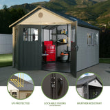 Outdoor Storage Shed, 11-ft x 11-ft E4J3 - product image 4