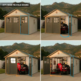Outdoor Storage Shed, 11-ft x 11-ft Z8T8 - product image 5