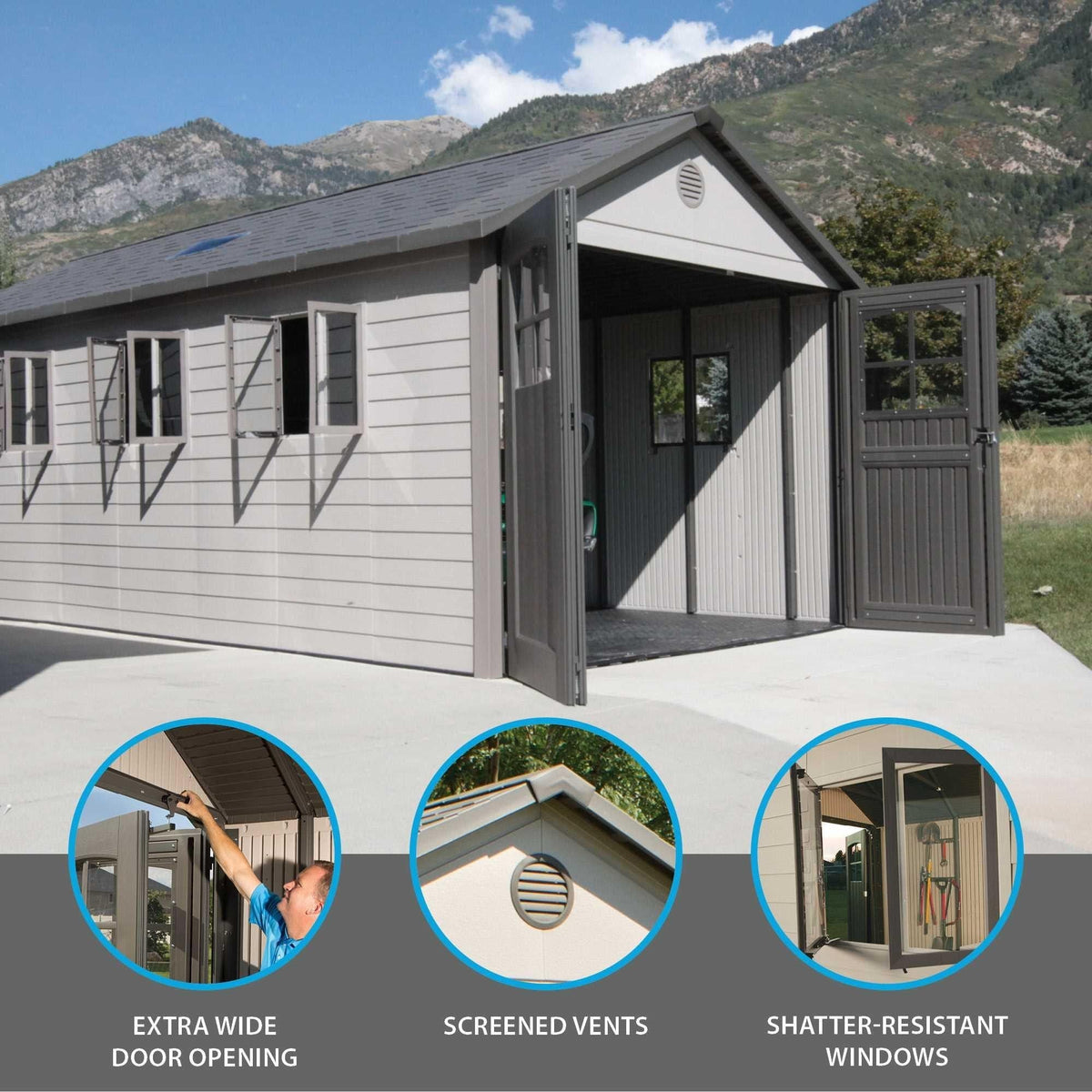 Outdoor Storage Shed, 11-ft x 21-ft N5X3 - product image 5