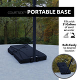 Portable Adjustable Basketball Backboard, Hoop & Net System, 50-in X6X1 - product image 6