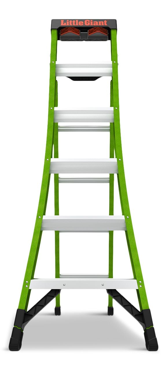 Giant Ladders King Kombo 3-in-1 Grade 1AA Fiberglass Ladder, 6-ft to 10-ft, 375-lb, Model# 13906-305 P1R8 - product image 1