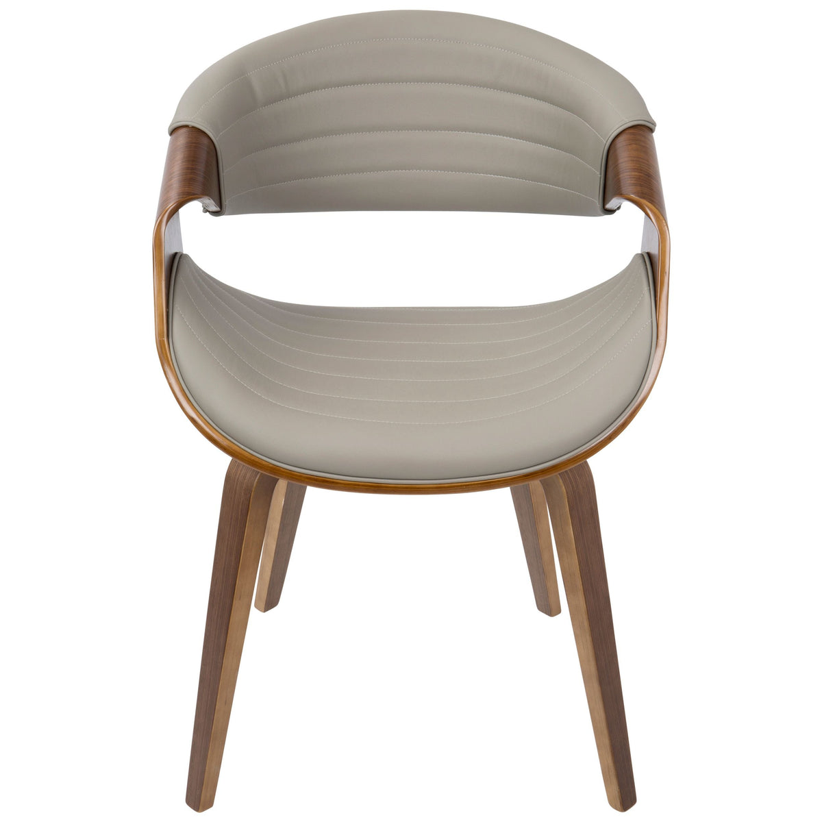 Symphony Faux Leather Dining/ Accent Chair, Grey T1D9 - product image 2