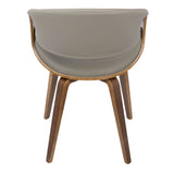 Symphony Faux Leather Dining/ Accent Chair, Grey T1D9 - product image 5